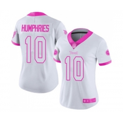 Women Tennessee Titans #10 Adam Humphries Limited White Pink Rush Fashion Football Jersey