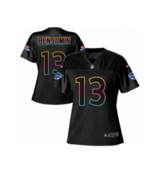 Women Nike Buffalo Bills #13 Kelvin Benjamin Game Black Fashion NFL Jersey