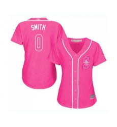 Womens Seattle Mariners #0 Mallex Smith Authentic Pink Fashion Cool Base Baseball Jersey