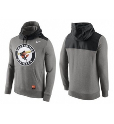 Baltimore Orioles Nike Gray Cooperstown Collection Hybrid Pullover Hoodie