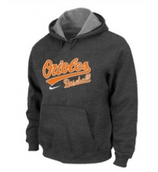 Baltimore Orioles Pullover Hoodie D.Grey