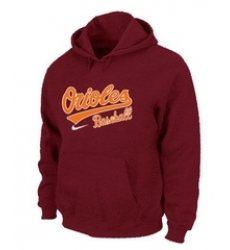Baltimore Orioles Pullover Hoodie RED