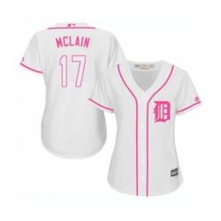 Womens Detroit Tigers #17 Denny McLain Authentic White Fashion Cool Base Baseball Jersey Womens Detroit Tigers #17 Denny McLain Authentic White Fashion Cool Base Baseball Jersey