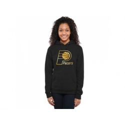 Women Indiana Pacers Gold Collection Pullover Hoodie Black