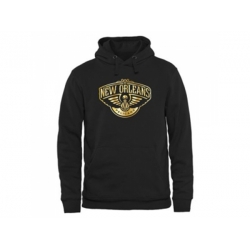 New Orleans Pelicans Gold Collection Pullover Hoodie Black