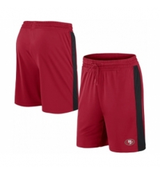 San Francisco 49ers Red Performance Shorts