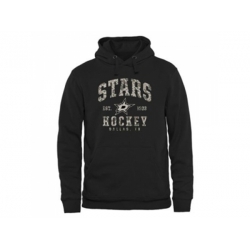 Dallas Stars Black Camo Stack Pullover Hoodie