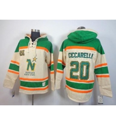 nhl jerseys dallas stars #20 ciccarelli green-cream[pullover hooded sweatshirt]