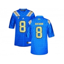 Mens UCLA Bruins Troy Aikman #8 College Football Authentic Jerseys - Blue