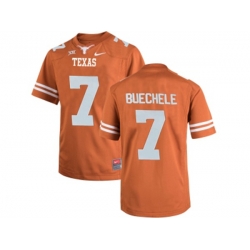 2016 Mens Texas Longhorns Shane Buechele #7 College Football Limited Jersey - Brunt Orange