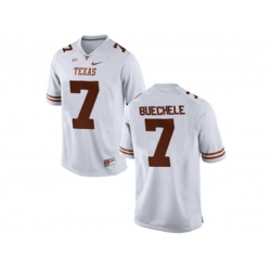 2016 Mens Texas Longhorns Shane Buechele #7 College Football Limited Jersey - White