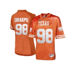 Mens Texas Longhorns Brian Orakpo #98 College Football Jersey - Burnt Orange