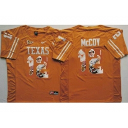 Texas Longhorns #12 Colt McCoy Orange Player Fashion Stitched NCAA Jersey