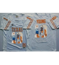 exas Longhorns #10 Vince Young White Player Fashion Stitched NCAA Jersey