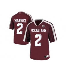 2016 MensTexas A&M Aggies Johnny Manziel #2 College Football Authentic Jersey - Maroon