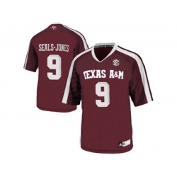 2016 MensTexas A&M Aggies Ricky Seals-Jones #9 College Football Authentic Jersey - Maroon