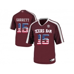 2016 US Flag Fashion 2016 MensTexas A&M Aggies Myles Garrett #15 College Football Authentic Jersey - Maroon