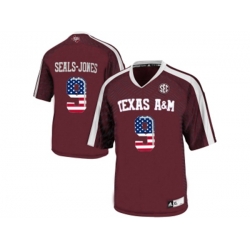 2016 US Flag Fashion 2016 MensTexas A&M Aggies Ricky Seals-Jones #9 College Football Authentic Jersey - Maroon