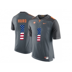 2016 US Flag Fashion 2016 Tennessee Volunteers Jalen Hurd #1 College Football Limited Jersey - Grey