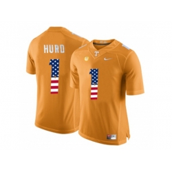 2016 US Flag Fashion 2016 Tennessee Volunteers Jalen Hurd #1 College Football Limited Jersey - Orange