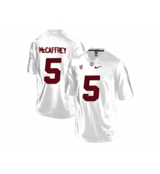 2016 Mens Stanford Cardinal Christian McCaffrey #5 College Football Jersey - White