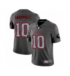 San Francisco 49ers #10 Jimmy Garoppolo Limited Gray Static Fashion Limited Football Jersey