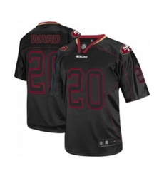 San Francisco 49ers #20 Jimmie Ward Elite Lights Out Black Football Jersey