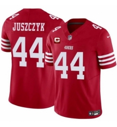 San Francisco 49ers #44 Kyle Juszczyk Red 2025 F.U.S.E. With 2-Star C Vapor Untouchable Limited Stitched Football Jersey