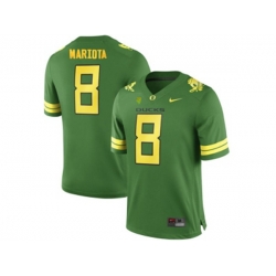 2016 Mens Oregon Duck Marcus Mariota #8 College Football Limited Jerseys - Apple Green