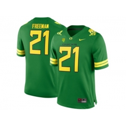 2016 Mens Oregon Duck Royce Freeman #21 College Football Limited Jerseys - Apple Green