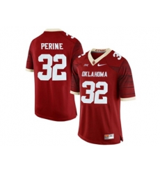 Mens Oklahoma Sooners Samaje Perine #32 College Limited Football Jersey - Crimson