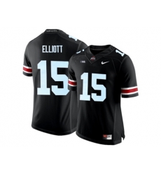 2016 Ohio State Buckeyes Ezekiel Elliott #15 College Football Limited Jersey - Black