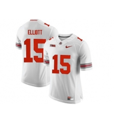 2016 Ohio State Buckeyes Ezekiel Elliott #15 College Football Limited Jersey - White