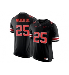 2016 Ohio State Buckeyes Mike Weber Jr. #25 College Football Limited Jersey - Blackout