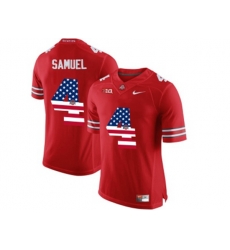 2016 US Flag Fashion Ohio State Buckeyes Curtis Samuel #4 College Football Limited Jersey - Scarlet