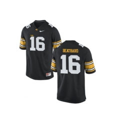Mens Iowa Hawkeyes C.J Beathard #16 College Football Limited Jersey - Black