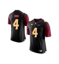 2016 Mens Florida State Seminoles Dalvin Cook #4 College Football Limited Jersey - Black