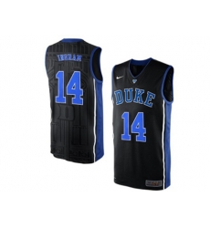 Mens Duke Blue Devils Brandon Ingram #14 V Neck College Basketball Elite Jersey - Black