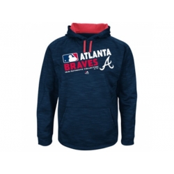 Atlanta Braves Authentic Collection Navy Team Choice Streak Hoodie
