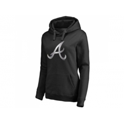 Women Atlanta Braves Platinum Collection Pullover Hoodie Black