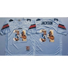Auburn Tigers #34 Bo Jackson White Player Fashion Stitched NCAA Jersey