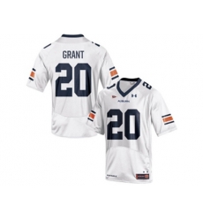 Mens Under Armour Corey Grant #20 Auburn Tigers College Football Jersey - White