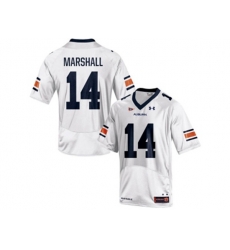 Mens Under Armour Nick Marshall #14 Auburn Tigers College Football Jersey - White