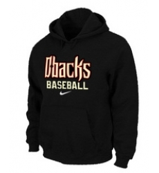 Arizona Diamondbacks Crimson Pullover Hoodie Black
