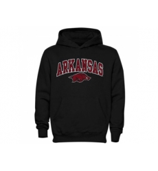 Arkansas Razorbacks Midsized Pullover Hoodie Black