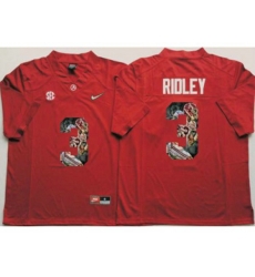 Alabama Crimson Tide #3 Calvin Ridley Red Player Fashion Stitched NCAA Jersey