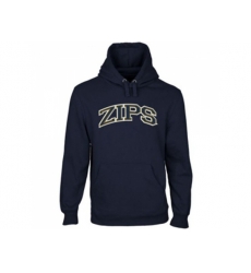 Akron Zips Arch Name Pullover Hoodie Navy Blue