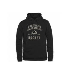 Colorado Avalanche Black Camo Stack Pullover Hoodie