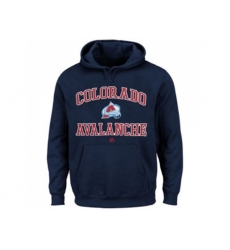 Colorado Avalanche Majestic Navy Blue Heart & Soul Hoodie