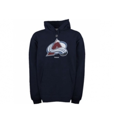 Colorado Avalanche Steel Blue Primary Logo Pullover Hoodie